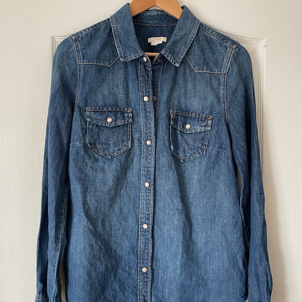 J Crew chambray shirt